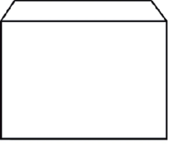 Envelop Quantore bank C6 114x162mm wit 25stuks