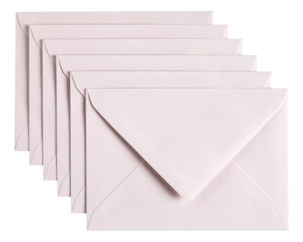 Envelop Papicolor C6 114x162mm lichtroze pak à 6