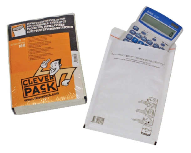 Luchtkussenenvelop Cleverpack nr.14 wit; pk a 10st