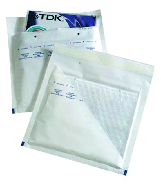 Luchtkussenenvelop Quantore CD 200x175mm wit pk 5
