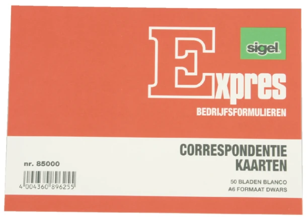 Correspondentiekrten 105x148 Expres pk a 50
