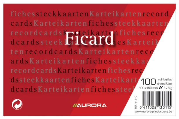 Correspondentiekaarten; mapje a 100 stuks