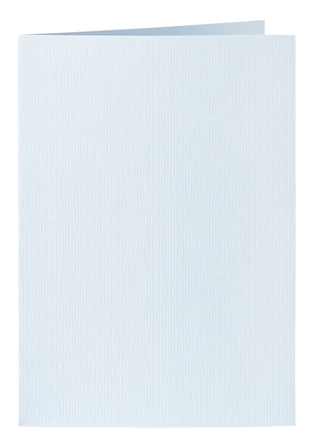 Correspondentiekaart Papicolor dubbel 105x148mm babyblauw; pk 6 stks