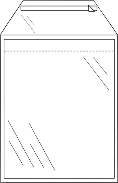 Envelop CleverPack akte B4 245x350mm zelfklevend transparant 50 stuks