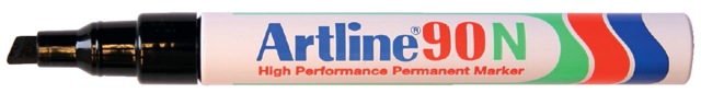Viltstift Artline 90 Schuin 2-5mm Zw
