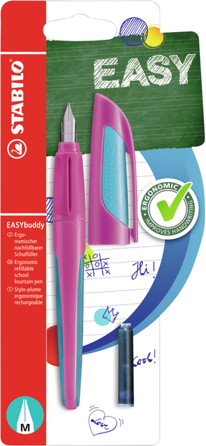 Vulpen Stabilo Easy buddy pink/blue M