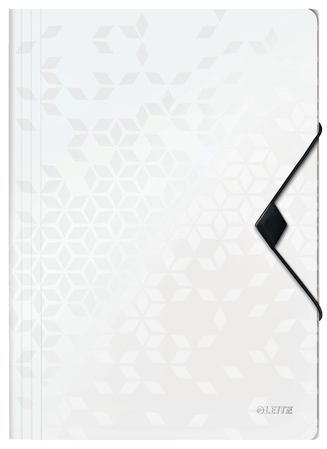 Elastomap Leitz Wow A4 3-Kleppen Pp Wit