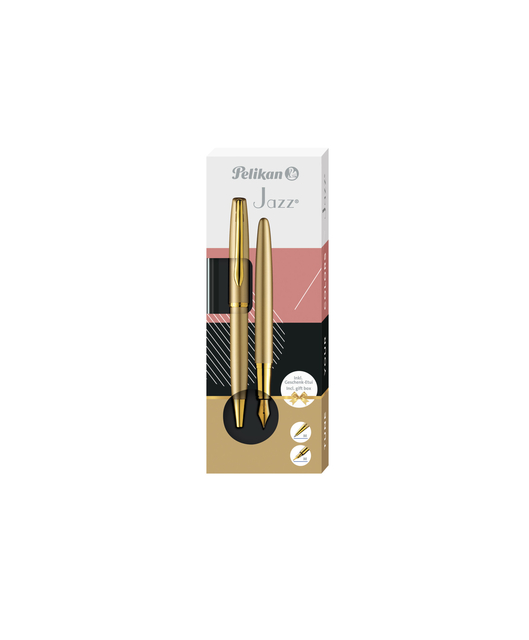 Schrijfset Pelikan Jazz Noble Elegance K36+P36 Gd