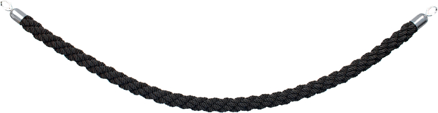 Koord Afzetpaal Securit Chrome 150cm Zwart