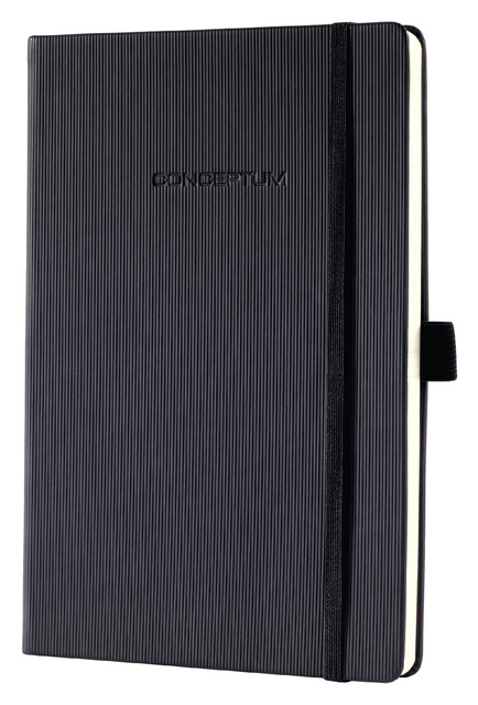 Notitieboek Sigel Conceptum A6 Lijn Zwart