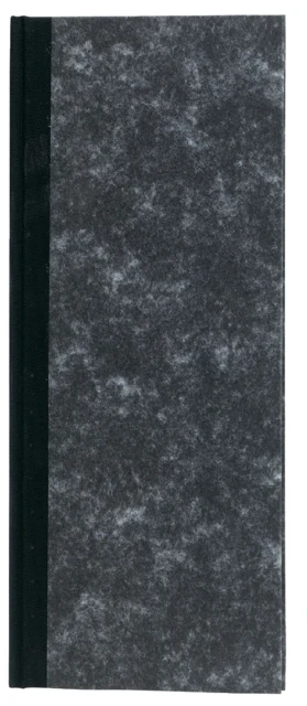 Smalfolio winkelboek gelinieerd 192 blz zwart