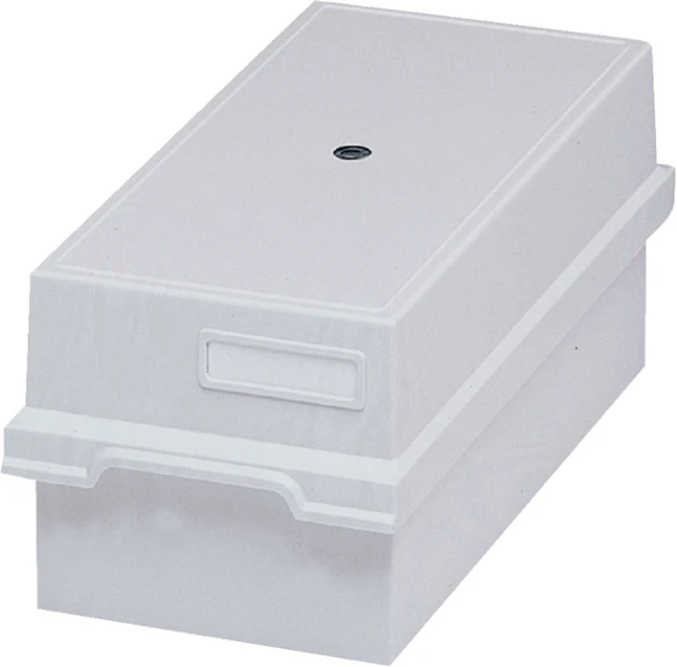 Kaartenbak Exacompta A6 355x171x139mm Lang Grijs