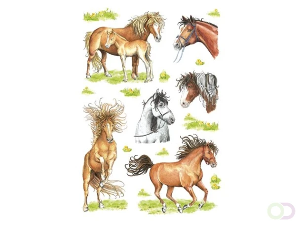 Etiket Herma 3307 Getekende Paarden
