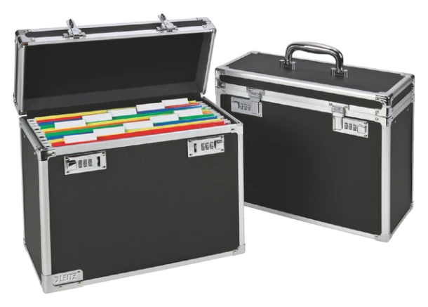 Hangmappenkoffer afsluitbaar Leitz 6716 zwart