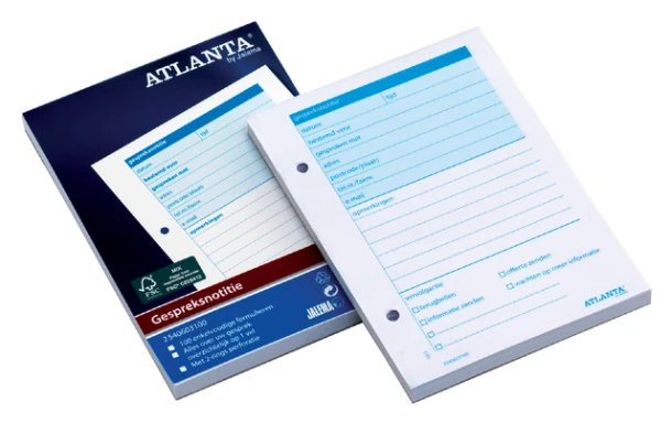 Gespreknotities A 5406-031; blok a 100 vel