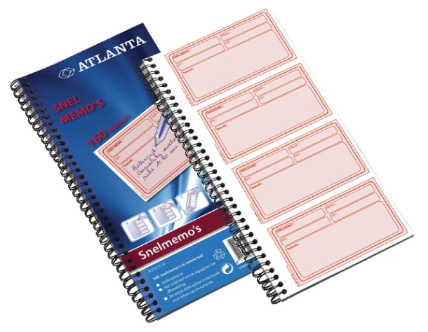 Snelmemo A 5707-120  74x125mm 160x 2-voud