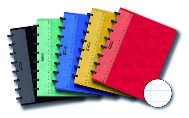 Schrift Adoc A5 lijn 144blz classics assorti