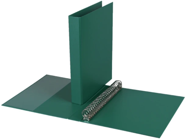 Ringband Quantore 23-rings A4-27mm PP D-mech groen