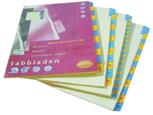 Tabbladen 23-rings 12-delig Jan/Dec karton 7320630