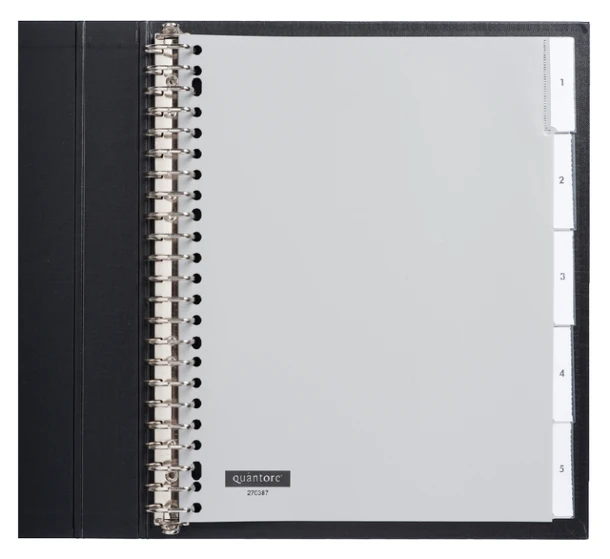 Tabbladen Quantore 23R 5-dlg plastic breed G405FMB