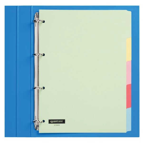 Tabbladen Quantore 4R 5-delig karton gekleurd