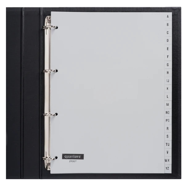 Tabbladen Quantore 4R A/Z plastic G420AZ grijs