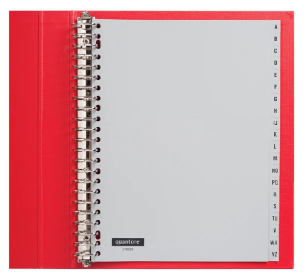 Tabbladen Quantore 23R alfabet plastic G420AZM