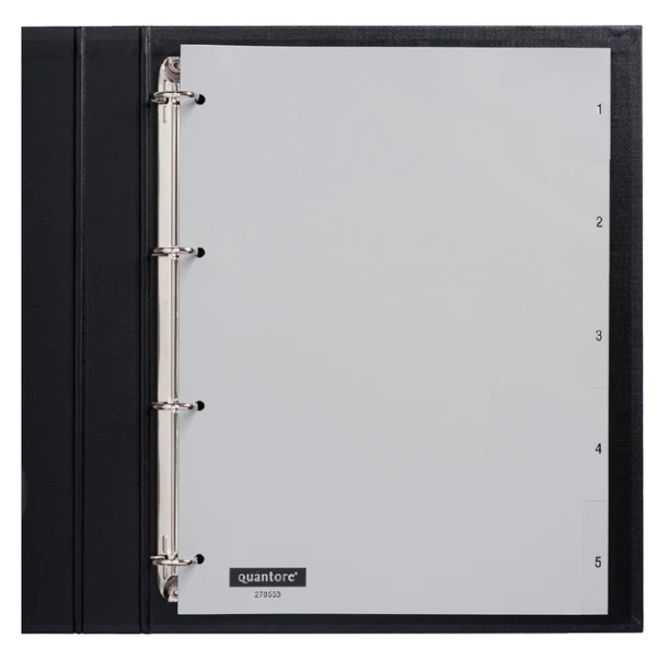 Tabbladen Quantore 4R 5-dlg 1t/m5 plast G405C