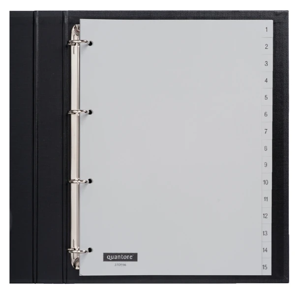 Tabbladen Quantore 4R 1 t/m 15 plastic G415C