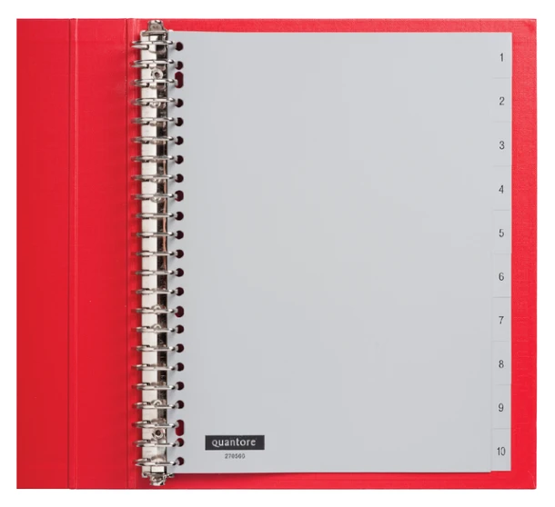 Tabbladen Quantore 23R 1 t/m 10 plastic G410CM