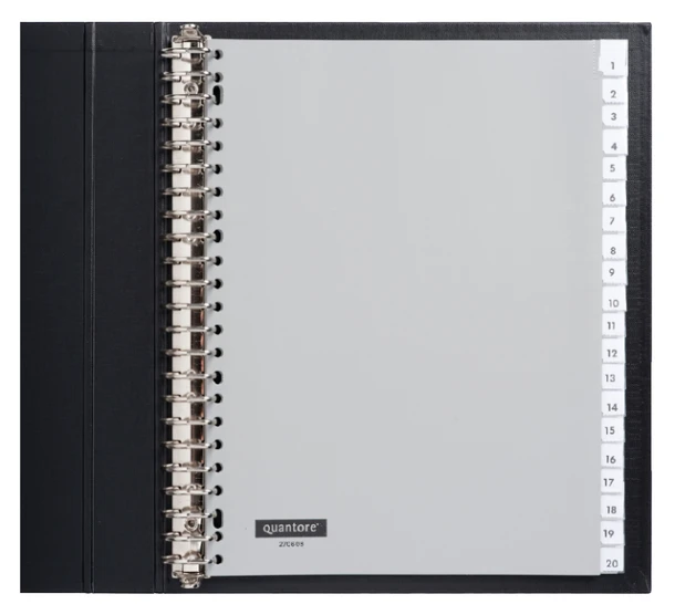 Tabbladen Quantore 23R 20-dlg plastic G420FM