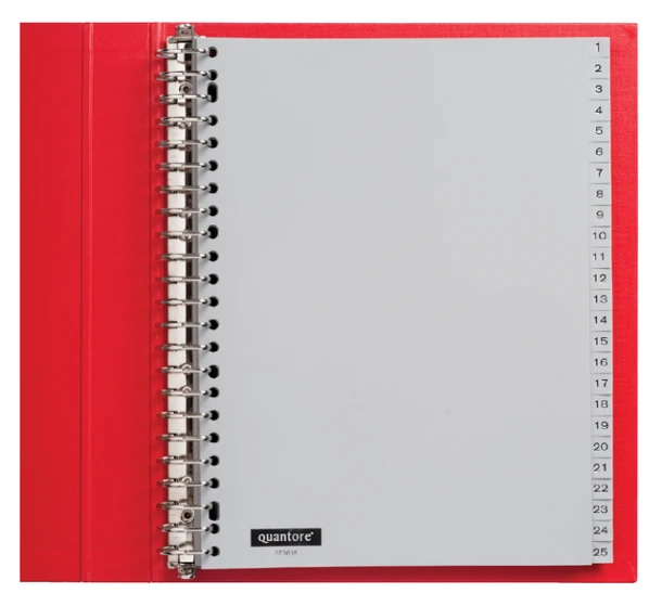 Tabbladen Quantore 23R 1 t/m 100 plastic G4100CM