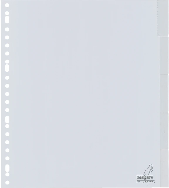 Tabblad Kangaro G405fm-B A4 23r Pp 5dlg V-Tabs Bd