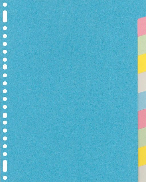 Tabbladen A4, 10-delig 220gr RY410M karton 23R