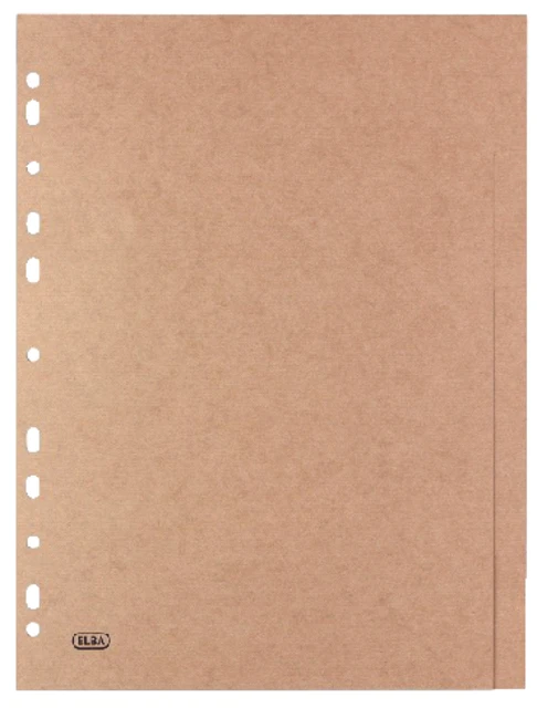 Tabbladen Oxford A4 4r 5delig Naturel