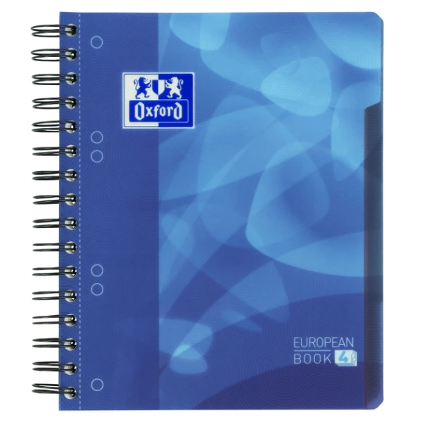 Projectboek Oxford A5+ 6-Gaats Lijn 120vel Blauw