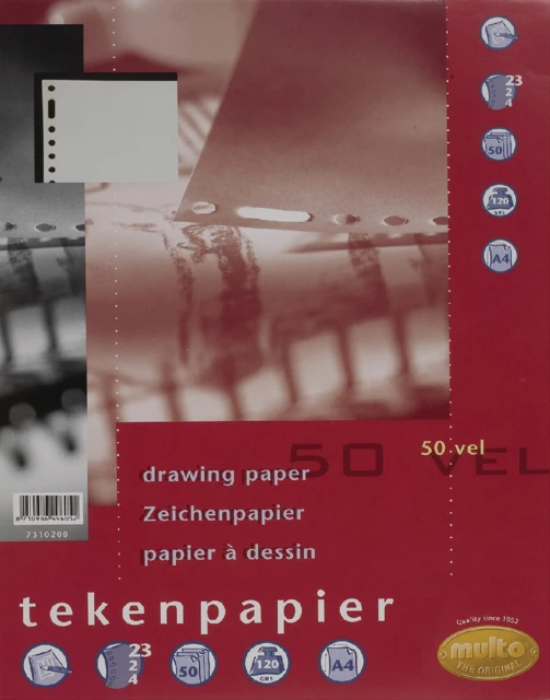 Multo-interieur 23-rings tekenpapier 7310200 120gr