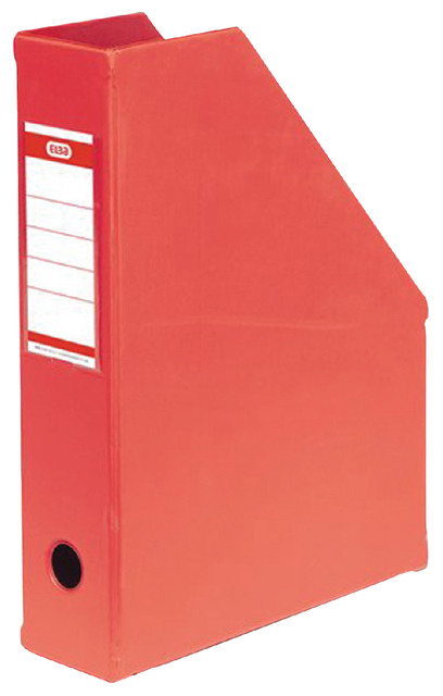 Tijdschriftencassette Bantex A4 70mm rood of blauw