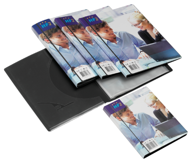 Showmap Opus 2 frontview A4 30tas antraciet 114367