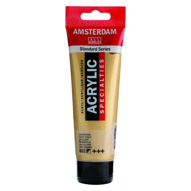 Amsterdam Standard Series Acrylverf Tube 120 ml Lichtgoud 802