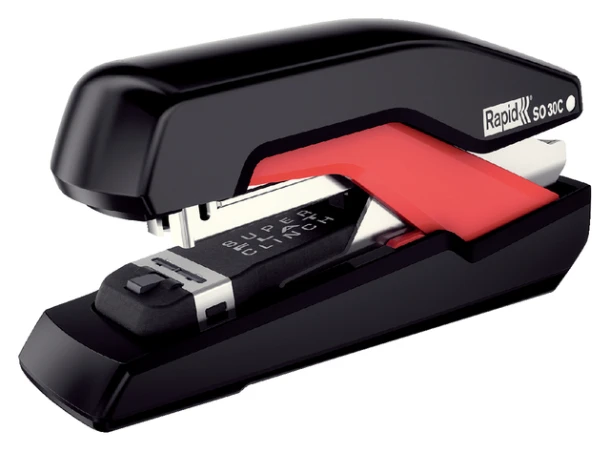 Nietmachine Rapid So30c Half Strip 30sh Zwart/Rood