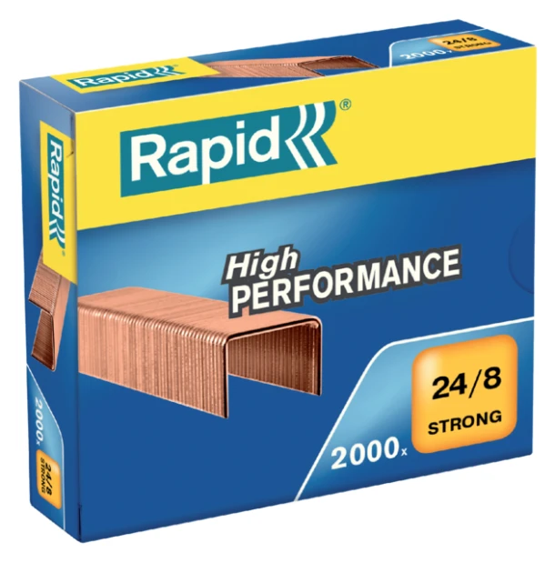 Nietjes 24/8 Hotis/Rapid strong koper; ds 2000st