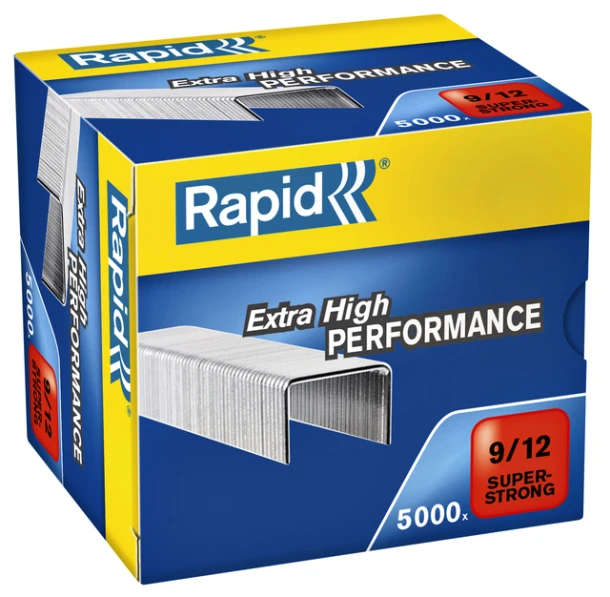 Nietjes 9/12 Rapid staal (=124/12); a 5000st