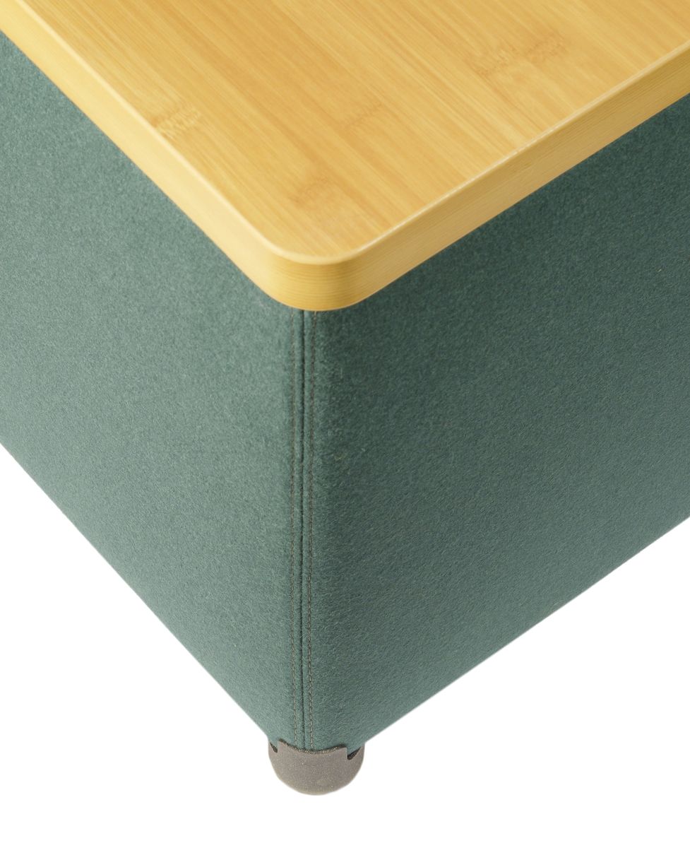 Poef Vepa Moi, 43x41x41cm, 18mm topblad