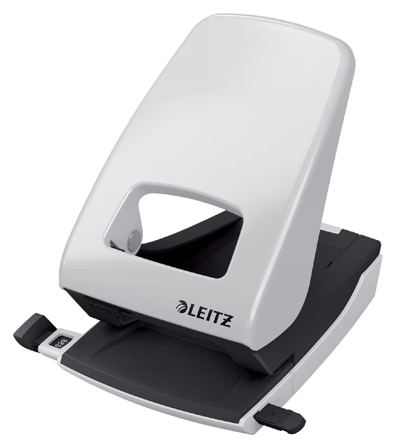 Perforator Leitz 5138 2-gaats, max 40 vel, grijs