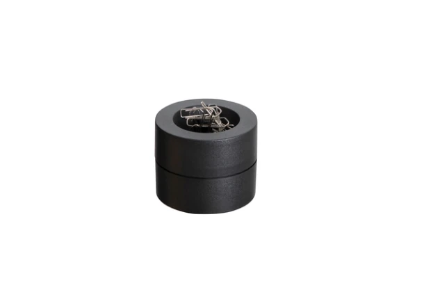 Papercliphouder MAUL Pro magnetisch Ø73mmx60mm zwart