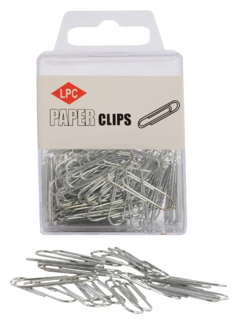 Paperclip LPC 30mm rond 100stuks zilver