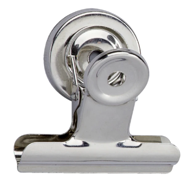 Papierklem MAUL met magneet 50mm capaciteit 20mm; blister 2 stuks