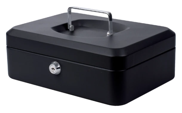 Geldkist Pavo 250x180x90mm (10") zwart