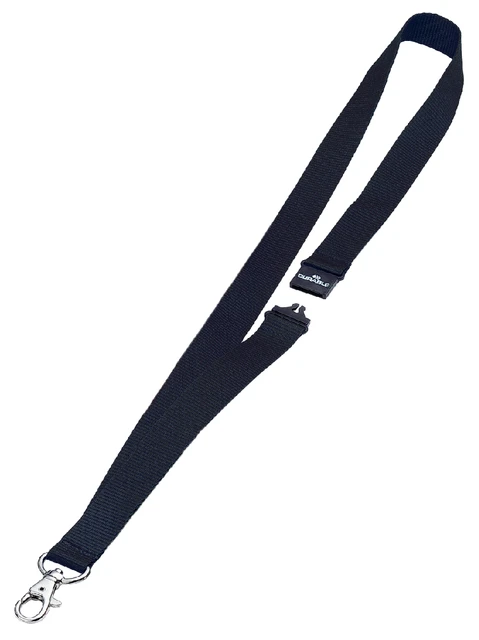 Textielkoord Durable 8137 met nhaak zwart; ds 10st